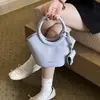Bolsa de Moda Elegante para Mujer Verano 2026 Transfronteriza, Bolso de Hombro Cruzado Individual, Bolso Cubo de Mano Texturizado de Moda