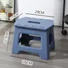 Taburete Plegable para el Hogar Silla de Puesto Silla Plegable de Plástico Portátil para Pesca al Aire Libre Camping Banco Pequeño Plegable Venta al por Mayor