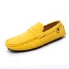 Sapatos Masculinos Tendência Tamanho Grande Sapatos de Lã para Beanie Sapatos Slip-On de Couro de Porco Sapatos Casuais Preguiçosos Masculinos Mocassins Masculinos Tamanho 35-48