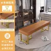 Tienda de zapatos banco para cambiarse de zapatos baño banco largo tienda de ropa gimnasio sofá largo taburete fila recta diseño simple una forma