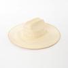 Sombrero de Jazz de Paja Natural de Ala Ancha Tejido a Mano de Moda Europea y Americana para Primavera y Verano, Sombrero de Paja Protector Solar para Exterior, Playa, Viajes de Vacaciones