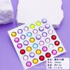 Pegatinas de Diamantes Acrílicos Hechas a Mano Más Vendidas Transfronterizas Regalos para Niños Pegatinas de Gemas 10 mm Forma de Corazón Redondas DIY