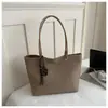 Bolsa de Hombro Cruzada de Gran Capacidad Relajada Elegante Nueva Moda Casual 2026 Textura Tejida para el Trabajo de Hombro Único Debajo del Brazo Bolso Tote