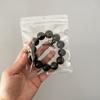 Bolsa sellada INS al por mayor portátil pequeña para almacenamiento de joyas, pendientes, acabado, bolsa de plástico transparente de PVC autosellante