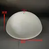 Acessórios de Iluminação Abajur de Vidro Fosco com Pequenos Furos de 1,2 cm para Lustre de Sala de Estar Luminária de Teto Cobertura Semi-Circular em Forma de Concha