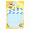 Notas Adhesivas Rectangulares de Chico Estrella de Alto Valor Papel de Memo Lindo de Dibujos Animados Adhesivo para Estudiantes Cuaderno de Oficina