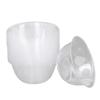 Taza Desechable para Vajilla de 300ml Plástico Duro Ps Cristal Transparente Tazón para Hot Pot Sopa Arroz Plato Set de Vajilla