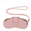 Bolsa para Gafas de Cuero PU Texturizado Bolsa Sencilla para Guardar Gafas de Sol Portátil para Hombres y Mujeres Bolsa para Guardar Gafas de Miopía Envío Directo