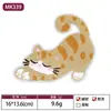 Parches Bordados de Perro Salchicha de Toalla en Stock, Parches Bordados de Gato y Perro de Dibujos Animados, Parches Decorativos para Accesorios de Ropa Transfronterizos
