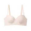 Conjunto de Sutiã Sexy Renda Francesa Meia Taça Taça Redonda para Mulheres Pequeno Busto Reunião Faz o Busto Parecer Maior Sem Aro Suporte Macio