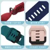 Adecuado para Apple iWatch 8ª Generación Ultra Modelo Ola de Silicona Correa Deportiva de Silicona para Smartwatch con Hebilla Samsung G4