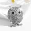 Novedad Más Vendida Joyería Estilo Coreano Búho Lindo Dibujo Animado Broche Aleación Galvanizado Unisex Broche Fabricante Venta Directa