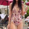 2025 Novo Maiô Triângulo Inteiriço para Mulheres, Aparência Emagrecedora Maiô para Resort de Praia Águas Termais [Drop Shipping]