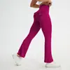 Calça Yoga Flare com Bolso Amazon Workwear Secagem Rápida Sensação Nua Levanta Bumbum Calça Yoga Fitness Esportiva