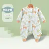 Saco de Dormir para Bebê Bibi Bay, Classe A, Algodão Puro, Saco de Dormir para Bebê com Pernas Divididas para Primavera, Outono e Inverno, Colcha Antichute para Crianças para Todas as Estações