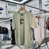 Nova Camiseta Unissex de Manga Curta Estilo Montanha Outdoor Respirável Perfurada Resistente a UV Solta de Secagem Rápida Estilo Japonês