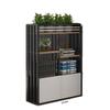 Divisória de Tela para Escritório com Prateleira de Armazenamento Gabinete Divisório Moderno e Simples Grade de Restaurante Suporte para Plantas e Flores Parede Divisória Novo Produto