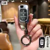 Aplicable para funda de llave inteligente Mercedes Smart fortwo bolsa de coche simple de alta calidad Elf No. 1 carcasa de fibra de carbono