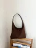 Bolso de Hombro Retro de Ante y Felpa Transfronterizo para Mujer 2026 Nuevo Bolso Tote de Moda Estilo Coreano Gran Capacidad