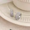 Pinza Metálica Redonda para el Cabello de Yu Shuxin y Jennie, Mismo Estilo para Flequillo, Pinza Lateral para la Frente de Mujer con Pedrería, Pasador, Accesorio para el Cabello