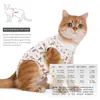 Ropa de esterilización para gatos más vendida transfronteriza, ropa postoperatoria anti-lameduras cómoda y transpirable, ropa para destete de gatas, venta al por mayor de ropa de esterilización para mascotas