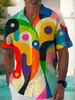 Amazon AliExpress nueva importación transfronteriza comercio exterior nueva chaqueta de camisa para hombre estampado completo fabricantes suministro