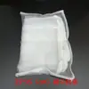 Saco de filtro de malha fina com zíper Saco de malha para material de filtro de aquário Rede de anel cerâmico Saco de anel respirável Saco de rede para caranguejo