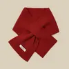 Bufanda de Lana Australiana para Mujer Otoño e Invierno, Nuevo Estilo Coreano para Uso Diario, Bufanda Cruzada Cálida para Pareja, Bufanda para el Cuello para Mujer