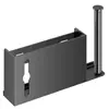 Caja de Almacenamiento para Puerta de Gabinete de Cocina, Montaje en Pared, Sin Taladro, Portarrollos de Plástico Film y Papel de Cocina para Interior de Gabinete, Estante de Almacenamiento Varios al por Mayor