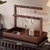 Soporte de Exhibición de Joyería de Múltiples Niveles Estante de Almacenamiento para Collares y Pendientes Escritorio Wenwan Estante de Almacenamiento para Cuerdas de Mano y Pulseras Artículo Decorativo Estante en Capas