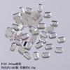 Explosões de unha vermelha da internet de fundo plano diamante de formato especial saco de material de joias pacote inteiro em estoque atacado material de decoração de armadura de usar