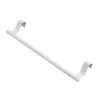 Toallero de Acero Inoxidable de una o dos barras para Baño, Barra para Colgar Toallas sin Taladro, Colgador de Trapos Montado en la Parte Trasera de la Puerta del Gabinete de Cocina