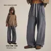 Pantalones de chándal modernos para hombre Otoño/Invierno Nuevas llegadas Patchwork Lavado Pantalones de hombre Estilo Vibe con borde deshilachado retro Algodón puro Streetwear Pantalones largos