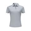 Camisa Polo com Gola Lapela Transfronteiriça Logo Personalizado Roupas para Trabalho em Grupo Camisa de Publicidade Cultural Camiseta de Manga Curta Estampada com Texto e Imagem Bordado
