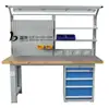 Banco de trabajo de madera maciza Emperador Azul Mesa de operaciones de madera maciza Banco de trabajo de madera de haya Banco de reparación de madera maciza Banco de trabajo de madera ensamblada Reparación
