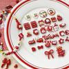 Serie Roja de Navidad y Año Nuevo Conejo Lindo Oso Paixing Cuentas Accesorios de Aleación DIY Cuentas