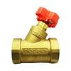 Válvula de Equilíbrio em Latão Dn40 Válvula de Equilíbrio Estático com Travamento Digital Ajuste Manual Pressão da Água Rosca Anel de Jade Válvula de Cobre