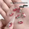 Pedrería sin base, decoraciones de arte de uñas terminadas, pedrería de arte de uñas mixta de colores, accesorios de arte de uñas de diamante K9 súper brillantes