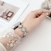 Para Apple Watch 678910 Banda representativa iwatch se Trevo de quatro folhas Corrente com ranhuras Pulseira de metal