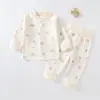 Roupas de bebê Roupa classe A Roupas de outono para bebê e conjunto separado de calças Pijama de algodão puro infantil Roupas para bebês e crianças Anyang Criança pequena