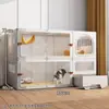 Gaiola para Gatos com Espaço Livre, Banheiro para Gatos Doméstico, Casa para Gatos Integrada, Abrigo para Gatos, Novo Ninho para Gatos, Armário para Gatos, Vila para Gatos Interna