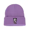 Chapéu de Lã Tricô de Diabinho Halloween Transfronteiriço Chapéu de Lã Quente Personalizado Chapéu Tricô Moda Coreana Masculina Chapéu à Prova de Frio