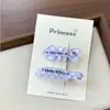 Pinza para el pelo de gato KT de espina de pescado translúcida japonesa y coreana, pinza dulce de verano para flequillo lateral de niña, accesorio para el pelo infantil versátil de dibujos animados