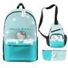 Mochila Hello Kitty Mochila Escolar para Niña de Primaria Mochila Hello Kitty de Gran Capacidad para Niña