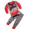 Ropa Nueva para Niños Manga Larga Niño Niño Bebé Dibujos Animados Manga Larga Avión Traje para Casa Pijama k212