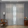 Cortinas de Lujo Jacquard Transfronterizas, Engrosadas para Sala de Estar y Dormitorio, Permiten el Paso de la Luz pero No Son Transparentes, Cortinas Semi-Opacas de Alta Gama, Venta al por Mayor desde el Fabricante