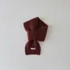Bufanda de Invierno para Niños Yipan, Calentador de Cuello para Niñas, Estilo Nuevo, Envoltura de Cuello para Bebé, Tejido Cruzado de Lana, Protector de Cuello para Niños, Moderno