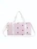 Bolsa de Viaje Bordada de Sandía Bolsa de Equipaje de Gran Capacidad Ligera Almacenamiento Portátil Bolso Cruzado Bolso Boston Listo para la Venta