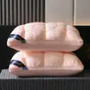 Procesa y Personaliza Almohadas de Terciopelo de Pluma Retorcida Transfronterizas, Almohadas de Hotel, Almohadas Individuales para Adultos en Casa, Rellenos de Almohada