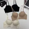 Venta Caliente de Verano: Sujetador Delgado para Mujer sin Espalda para Bustos Grandes, Diseño Invisible sin Costuras, Acabado Brillante Sexy